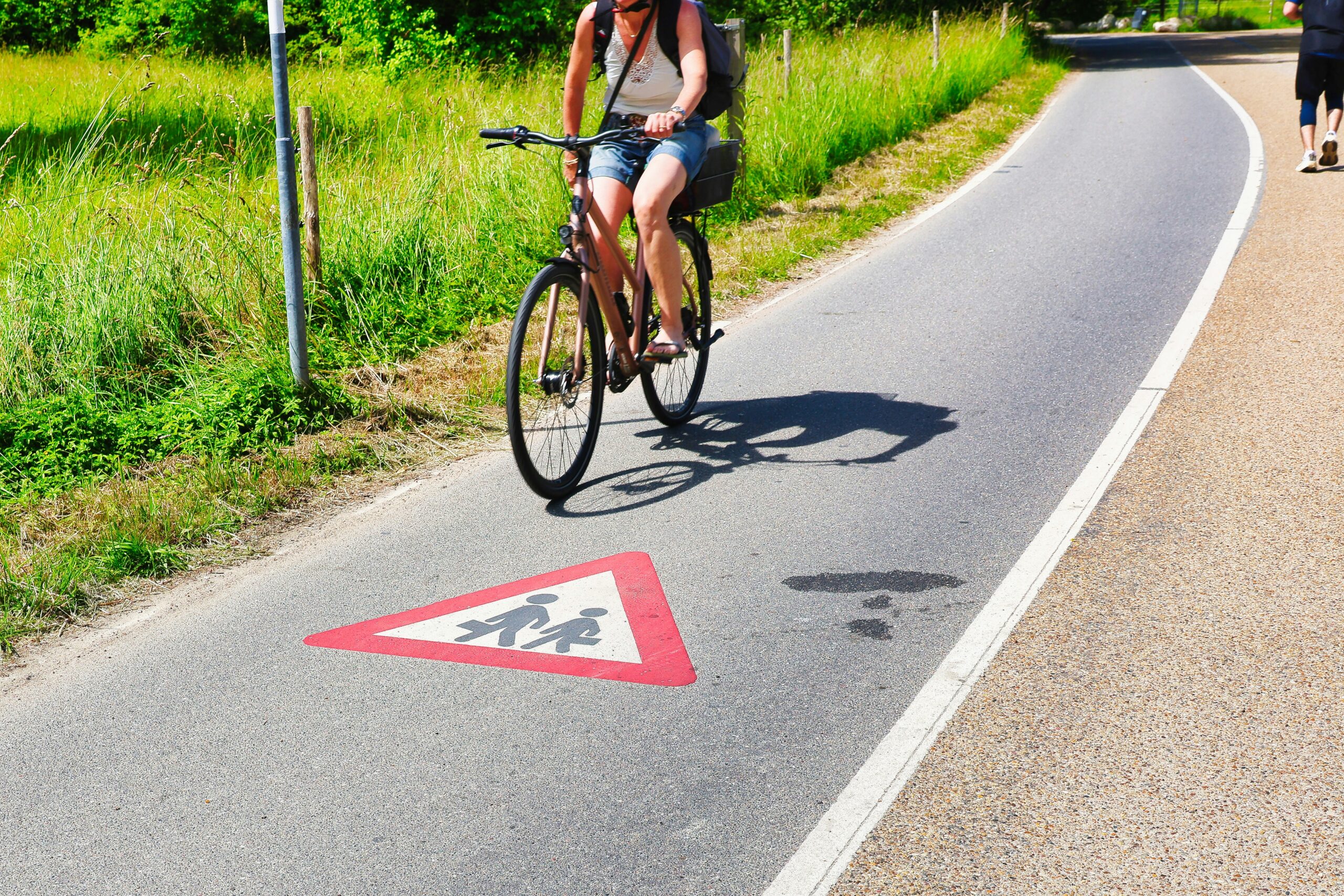 bike path warning Disclaimer